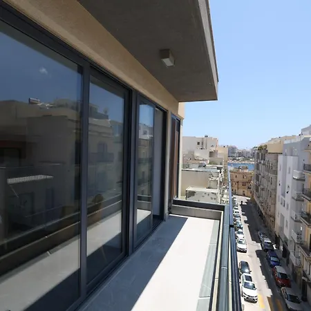 شقة Stylish 3 Bed Partial Seaview سانت جوليان